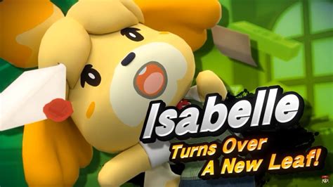 Super Smash Bros Ultimate Isabelle Animal Crossing Switch Reveal