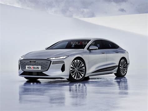 2024 Audi A6 E Tron Electric Sedan Loses All Camo With A Digital Twist