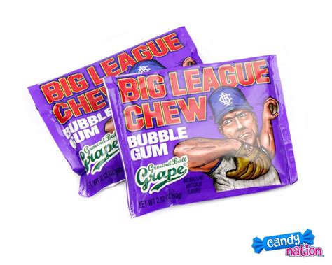 Big League Chew Ground Ball Grape Old Fashioned Candy