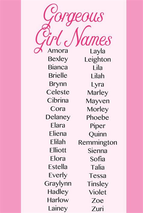 Pretty Girl Names That Start With Br Baby Girls Names