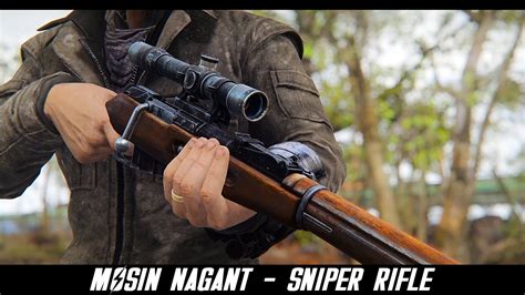 Fallout 4 Mods Mosin Nagant Sniper Rifle Youtube