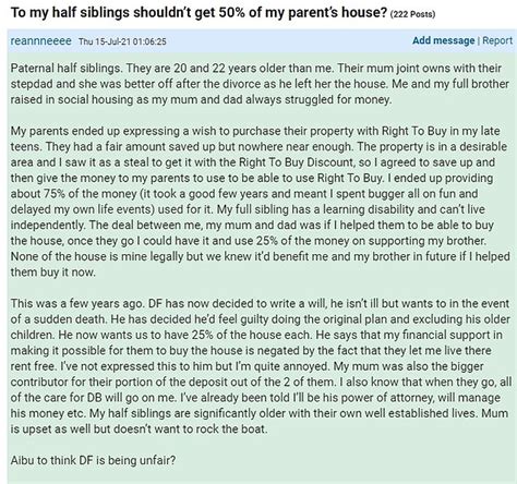 Mumsnet User Outraged Over Dad S Plan To Leave House To All Four