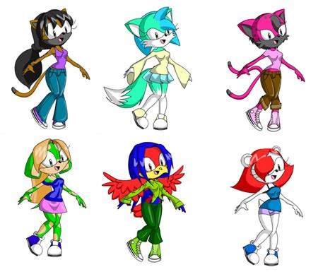 Name Your Price Sonic Female Fan Characters Adopts By Sweetheart1012 On