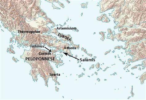 The Battle Of Salamis 480bc Xerxes Defeats The Athenians At Sea