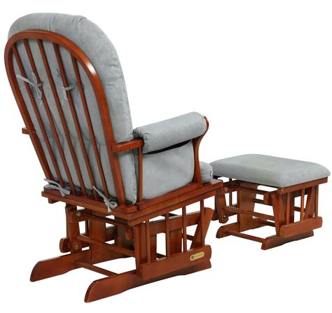 Lennox nursery glider chair comes with a thickly padded foam seat cushion. Charlotte Glider Chair and Ottoman Combo - Cherry/Light ...
