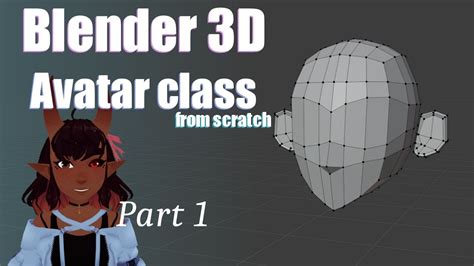 Part 1 How To Make A Basic Head In Blender Vtuber Vrchat Avatar Etc