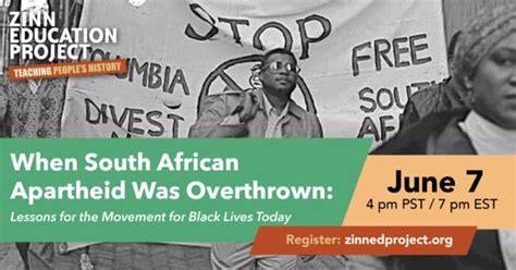 When South African Apartheid Was Overthrown Lessons For The Movement