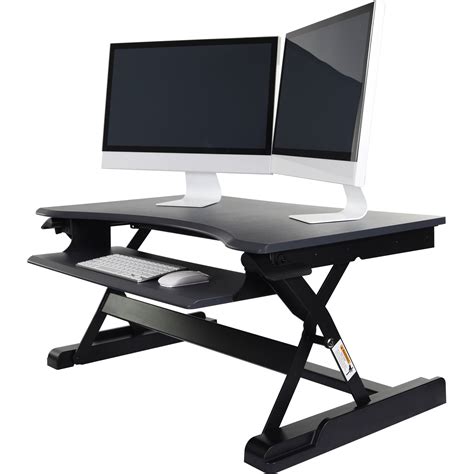 Luxor Level Up Premier Standing Desk Converter Lvlup Premier B H
