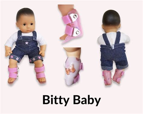 Teddy Bear Doll Afo Leg Splint Leg Brace Pink Camo Design Etsy Canada