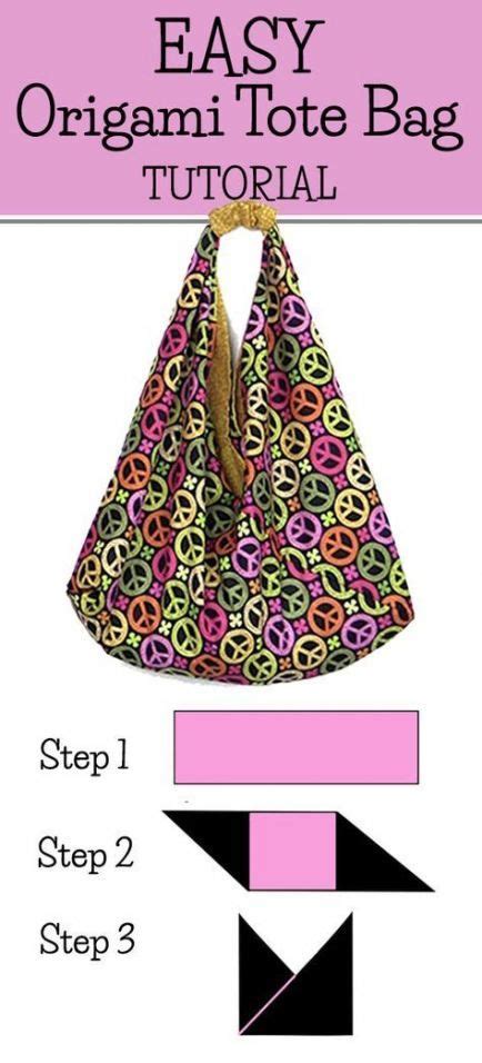 Best Diy Bag Tutorial Easy Fabrics Ideas Origami Tote Bag Tote Bag