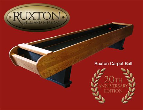 Mijn zoons en hun vrienden zijn dol op dit spel, dus ik wilde ze een tafel geven voor de achtertuin. Carpet Ball - Ruxton Billiards