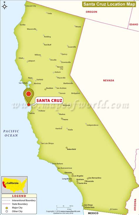 Are you in your sleigh? Where is Santa Cruz Located in California, USA
