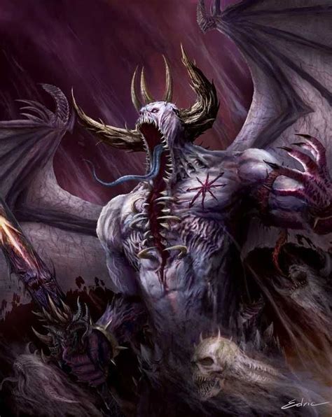 Demons Of Warhammer K Art Fantasy Demon Fantasy Monster Dark Fantasy Art