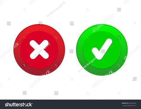 True Or False Buttons Vector Royalty Free Stock Vector 662955643