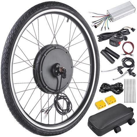 48v1000w 26 Frontrear Wheel Electric Bicycle Motor Kit E Bike Conversion Kit Ebay