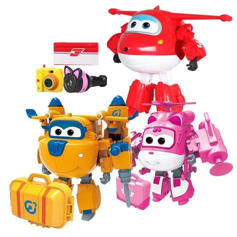Hot Super Wings Tool Set Donnie Deluxe Transformation Robot Tool Super