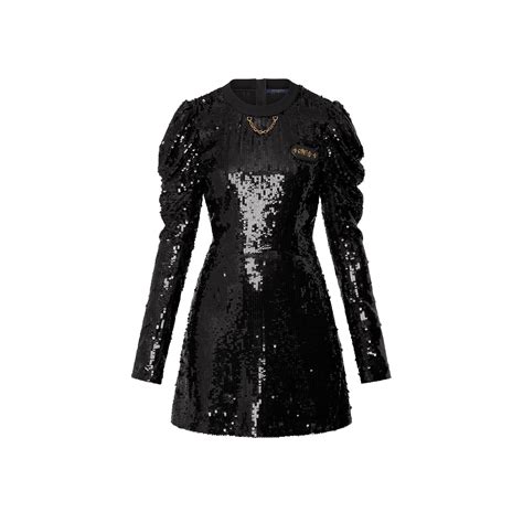 Lv Night Sequin Mini Dress Ready To Wear Louis Vuitton