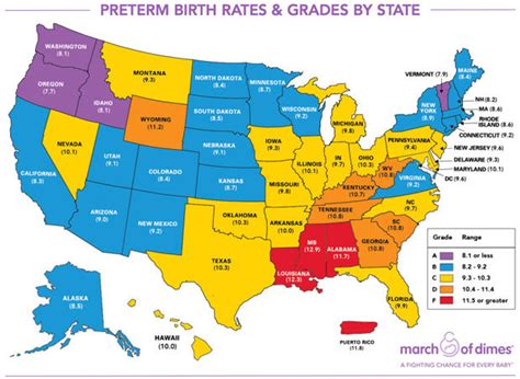 March Of Dimes Rates Us Cities States On Preterm Births Cbs News