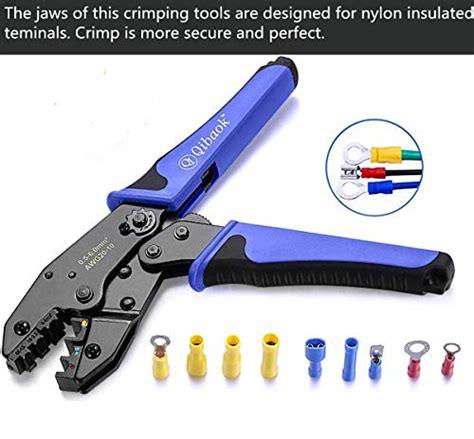 Qibaok Wire Terminals Crimping Tool Qibaok Insulated Ratcheting
