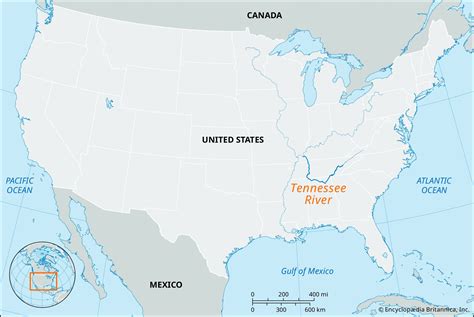 Tennessee River Map Valley Length Facts Britannica