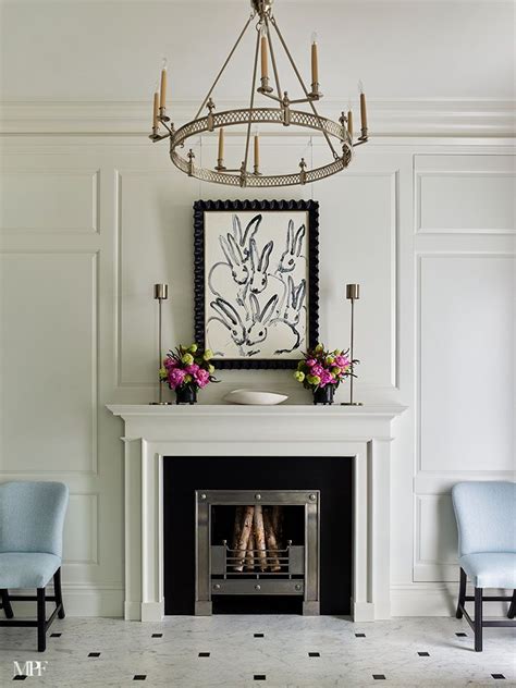 European Southport Waterfront Residence Fireplace Residences Interior
