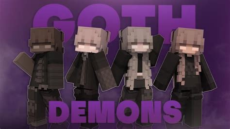 Goth Demons By Asiago Bagels Minecraft Skin Pack Minecraft