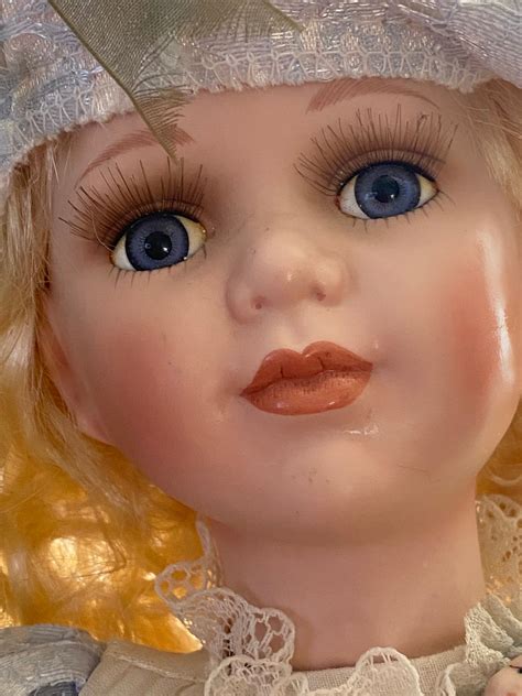 Vintage Collectors Porcelain Doll By Geppeddo Etsy