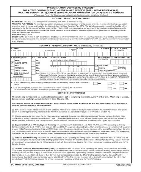 Army Army Counseling Form