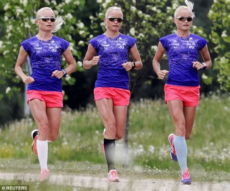 Blonde Haired Identical Triplets All Vie For Gold In The 2016 Olympic
