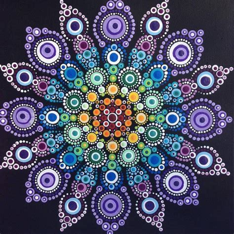 Pin By Emily Cole On Dotting Away Dot Art Painting