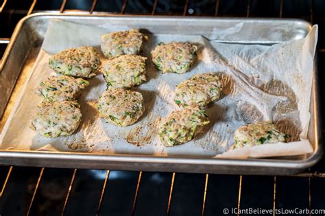 And line a large, rimmed baking sheet with parchment paper. Healthy Chicken Zucchini Poppers Recipe - Paleo & Whole30
