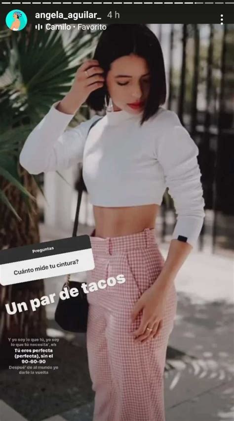 Ángela Aguilar confiesa cuánto mide su diminuta cintura TVNotas