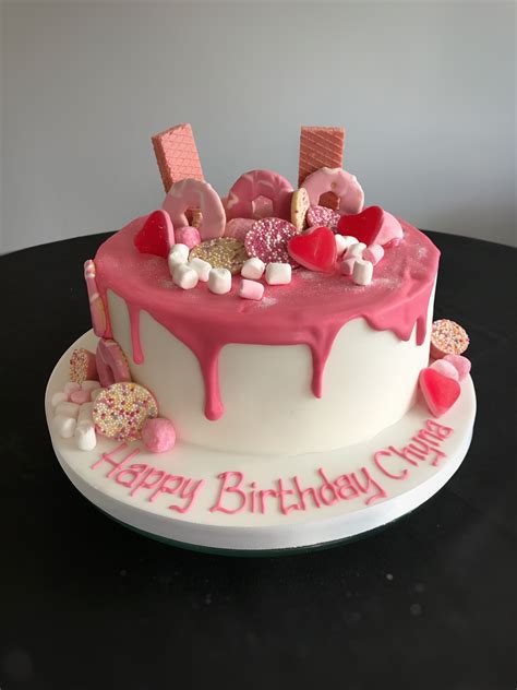 Pink Birthday Cake 80 Birthday Cake Birthday Cakes For Women