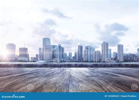 Urban Background With Sunlight Stock Photo Image Of Asphalt