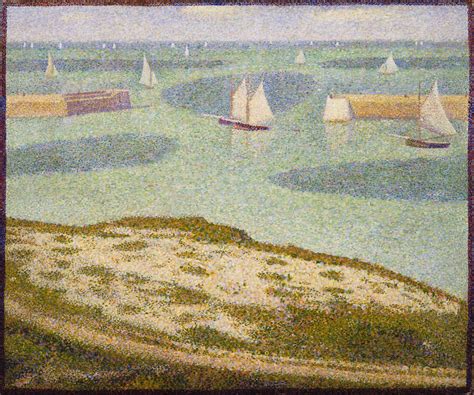 Georges Pierre Seurat Port En Bessin Entrance To The Harbor 1888