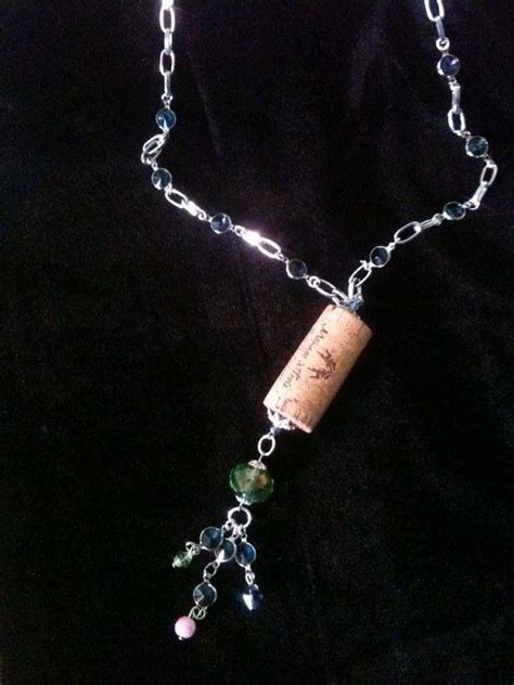 Items Similar To Wine Cork Necklace On Etsy Cork Necklace Cork
