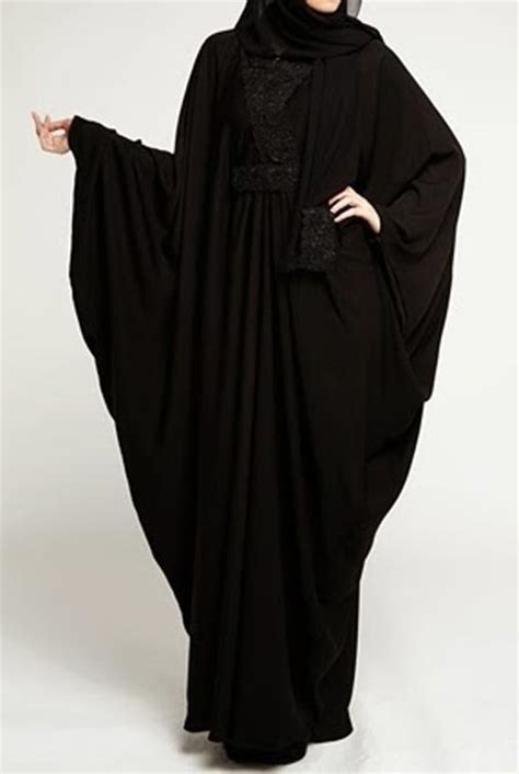 All about muslim women clothing | utsavpedia. Simple Black Plain Abaya Designs 2016 2017, Islamic Burka ...