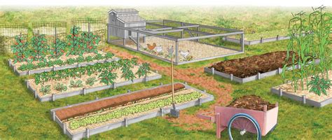 How To Start Homesteading On 1 Acre The Survivalist Blog Garden Layout Food Garden Layout