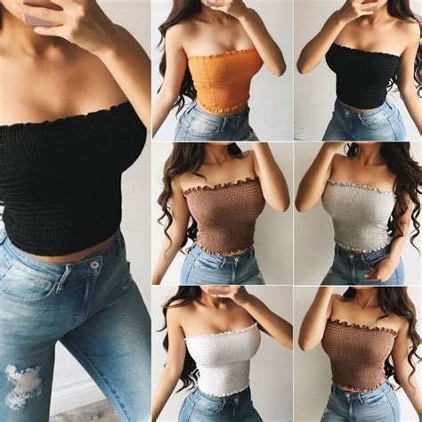 2018 Sexy Fashion Summer Skinny Women Sleeveless Crop Tops Backless