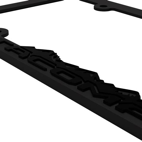 Blackout Toyota Tacoma Mountain License Plate Frame Bracket — Custom