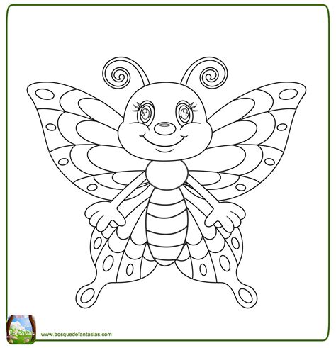 Dibujos De Mariposas Mariposas Para Colorear Infantiles Images