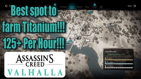Assassin S Creed Valhalla Best Spot To Farm Titanium Guide Youtube