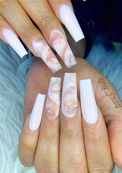 Marble Nail Art Designs To Try This Spring Summer