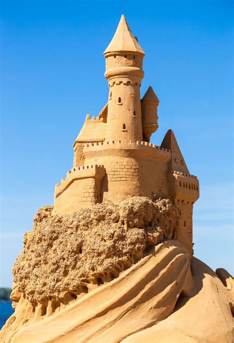 sculpture of sand castle beach sand castles beach sand art snow sculptures sculpture art ice