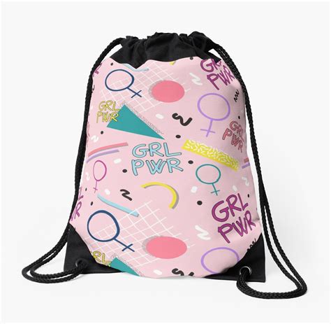 Grl Pwr Redbubble Pattern Grlpwr Bag By Designdn Worldwide Shipping Available At Designdn