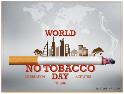 world no tobacco day themes celebration activities