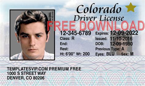 Drivers License For Dallas Ranch Template Psd Free Download Specialskjkl
