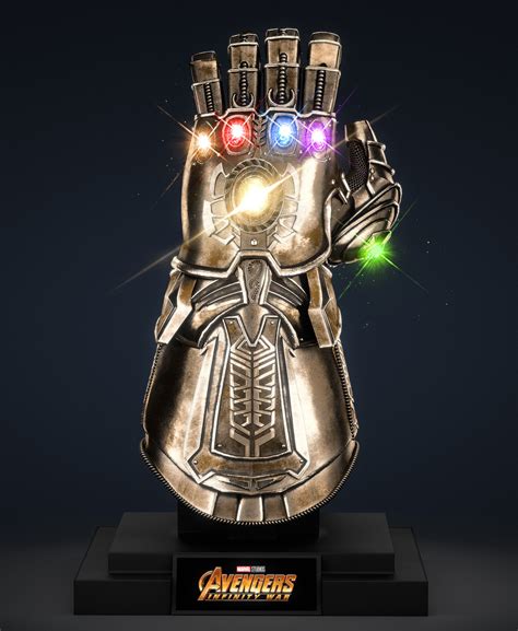 Free Thanos Infinity Gauntlet 3d Max Tutorial On Behance