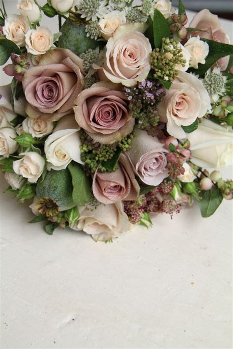 The Flower Magician Vintage Bridal Bouquet To Tone With Mocha
