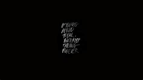 Wallpaper Typography Quote Minimalism Copy Space Black Background